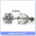 fashion diamond white stone stud earrings